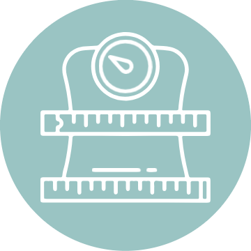 Ícono de una báscula